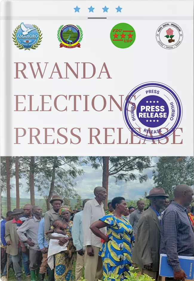 POSITION OF THE RWANDAN OPPOSITION PLATFORM ON THE UPCOMING ELECTIONS IN RWANDA IN JULY 2024